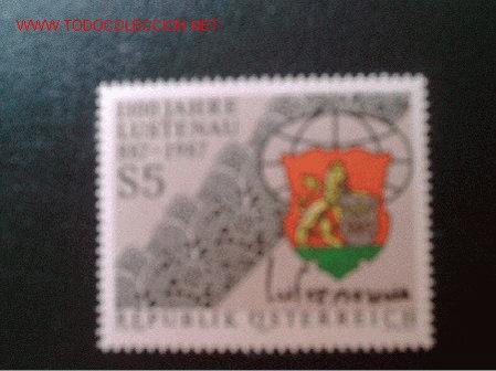 Sellos: AUSTRIA  N&ordm; YVERT 1714. A&Ntilde;O 1987 - Foto 1