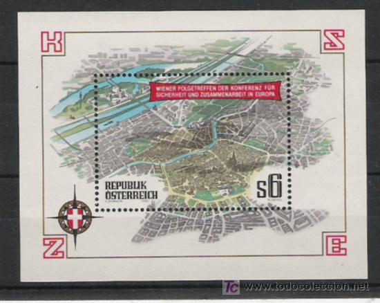 Sellos: AUSTRIA  HOJA  BLOQUE N&ordm; 13   NUEVA - Foto 1