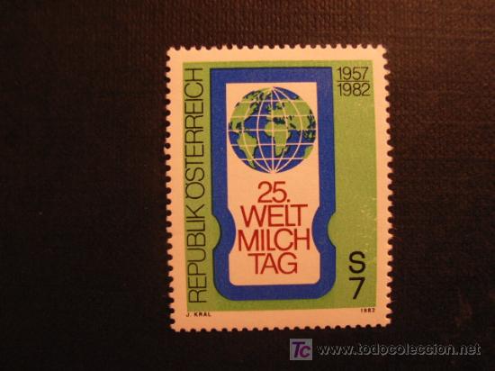 Sellos: N&ordm; YVERT 1534*** A&Ntilde;O 1982. DIA MUNDIAL DE LA LECHE