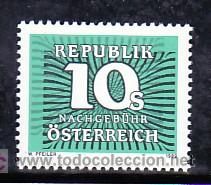 Sellos: AUSTRIA TASA 261 SIN CHARNELA, - Foto 1