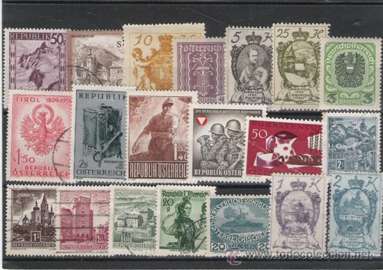 Sellos: AUSTRIA BONITO LOTE DE SELLOS - Foto 1