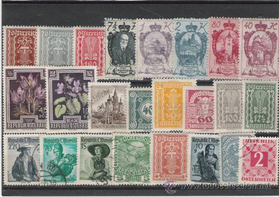 Sellos: AUSTRIA BONITO LOTE DE SELLOS - Foto 1