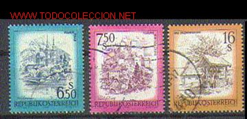 Sellos: Austria 1977. Paisajes - Foto 1