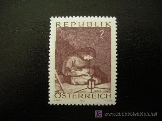 Sellos: Austria 1969 Ivert 1140 *** Navidad - Foto 1