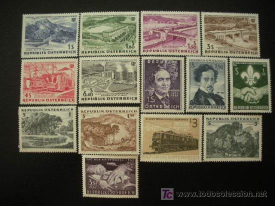Sellos: AUSTRIA 1962  IVERT 942/49 Y 960/65 *** - Foto 1