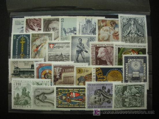 Sellos: AUSTRIA 1967 IVERT 1066/89 *** A&Ntilde;O COMPLETO - Foto 1