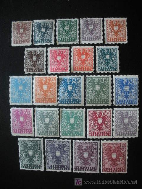 Sellos: Austria 1945 Ivert 577/99 *** Escudos - Foto 1