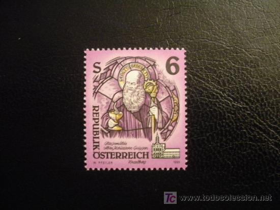 Sellos: AUSTRIA 1993 IVERT1937 *** VIDRIERA DE MONASTERIO - Foto 1