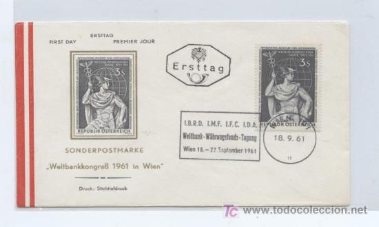 Stamps: FDC DIA DEL SELLO 1961. MITOLOGIA. MERCURIO. HERMES. MENSAJERO DE LOS DIOSES.
