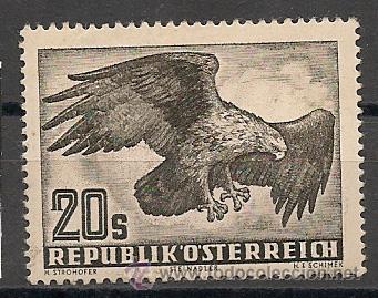 Sellos: Austria. Correo a&eacute;reo. - Foto 1