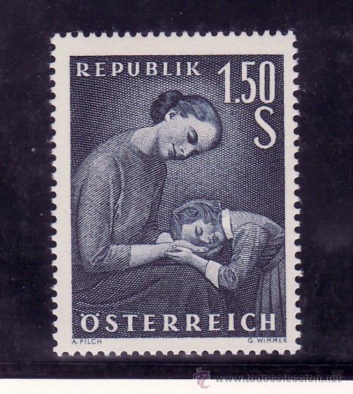 Sellos: austria  877 con charnela, dia de las madres, - Foto 1