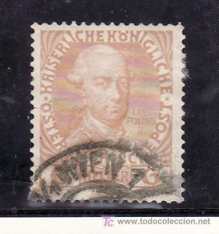 Sellos: austria  105 usada, leopoldo II - Foto 1