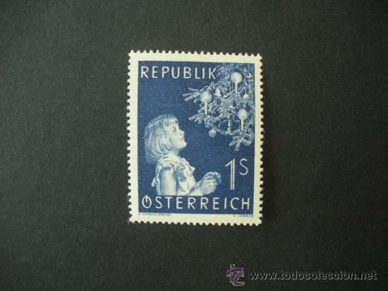 Sellos: Austria 1954 Ivert 842 *** Navidad - Foto 1