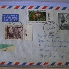 Sellos: SOBRE CIRCULADO BEA BRITISH EUROPEAN AIRWAYS, CON SELLOS AUSTRIACOS, 1967. Lote 31771879