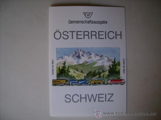 Sellos: DIPTICO EMISION COMUN,AUSTRIA-SUIZA.A&Ntilde;O 1992 - Foto 2