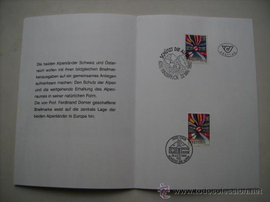 Sellos: EMISION CONJUNTA,AUSTRIA-SUIZA.1992 - Foto 1