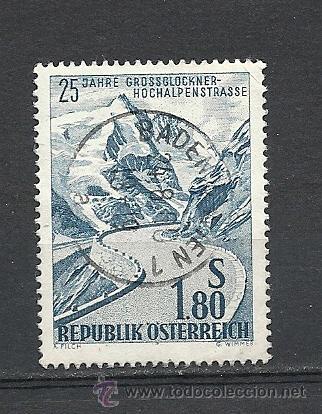 Briefmarken: AUSRTIA 1960, YVERT N&ordm; 921, 25 ANIVERSARIO DE LA APERTIRA DE LA RUTA GROSSGLOCKNER