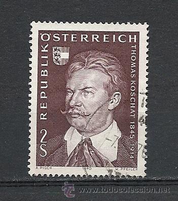 Sellos: AUSTRIA 1970, YVERT N&ordm; 1165, COMPOSITOR THOMAS KOSCHAT. USADO - Foto 1