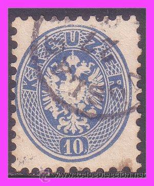 Sellos: AUSTRIA 1863 IVERT n&ordm; 25 (o) - Foto 1