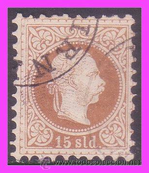Sellos: AUSTRIA 1867 IVERT n&ordm; 37 (o) - Foto 1