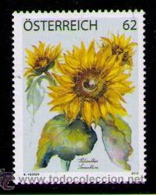 Sellos: AUSTRIA 2013 - FLOR - YVERT N&ordm; 2878** - Foto 1