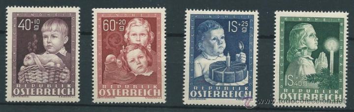 Sellos: AUSTRIA YVERT N&ordm; 765/68 * - Foto 1