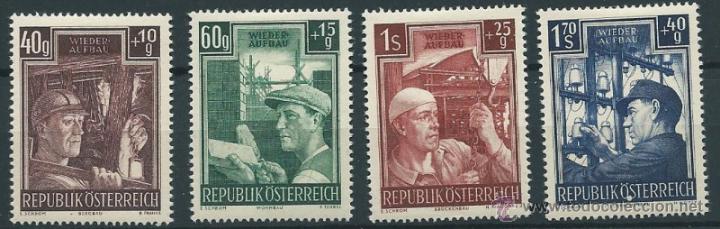 Sellos: AUSTRIA YVERT N&ordm; 794/97 * - Foto 1