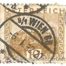Sellos: SELLO USADO - AUSTRIA - OSTERREICH - 1929 - GUSSING - 10 GROSCHEN. Lote 44899594