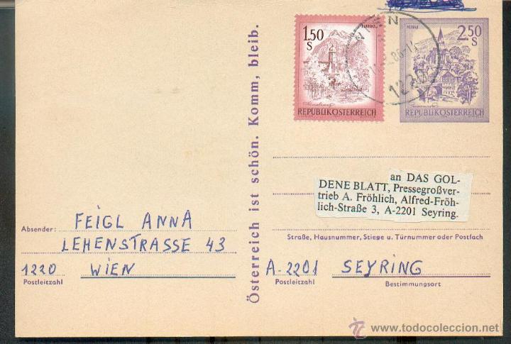 Sellos: AUSTRIA.- ENTERO POSTAL 2,5 S. MURAU - Foto 1