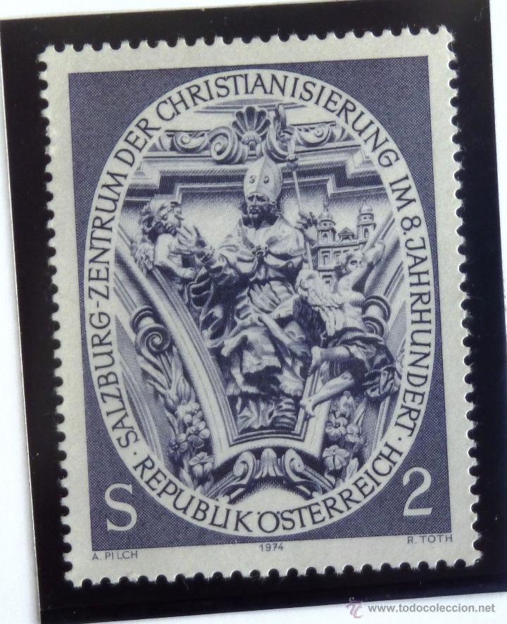 Sellos: SELLOS DE AUSTRIA 1974. NUEVO. - Foto 1
