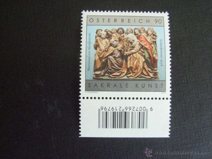 Sellos: AUSTRIA A&Ntilde;O 2014. ARTE SACRO - Foto 1