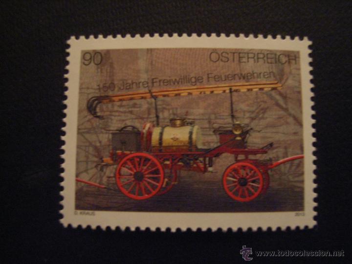 Sellos: AUSTRIA N&ordm; YVERT 2918*** A&Ntilde;O 2013. BOMBEROS - Foto 1