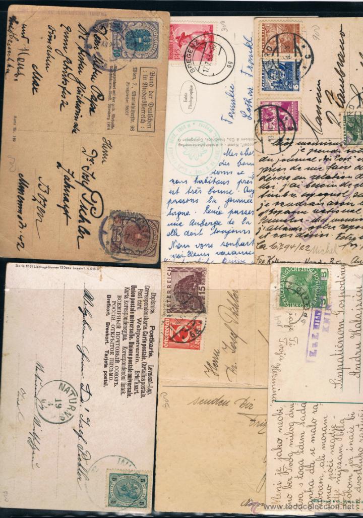 Sellos: Austria. Lote de 6 postales circuladas - Foto 1