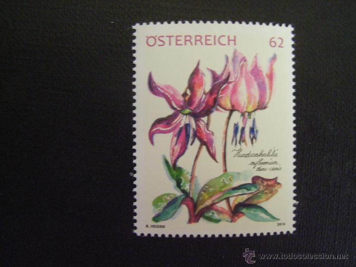 Sellos: AUSTRIA A&Ntilde;O 2014. FLORA - Foto 1