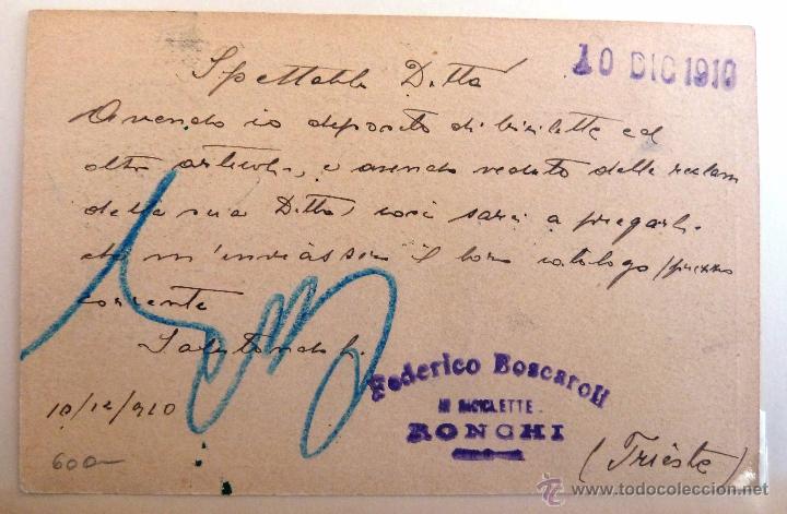 Sellos: ENTERO POSTAL AUSTRIA 1910. CIRCULADA. - Foto 2