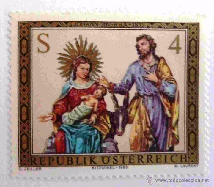 Sellos: SELLOS AUSTRIA 1983. NUEVO. NAVIDAD. - Foto 1