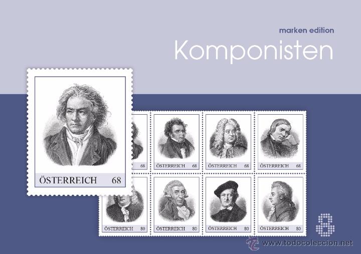 Sellos: Austria 2015 - Komponisten (Marken Edition) - Foto 1