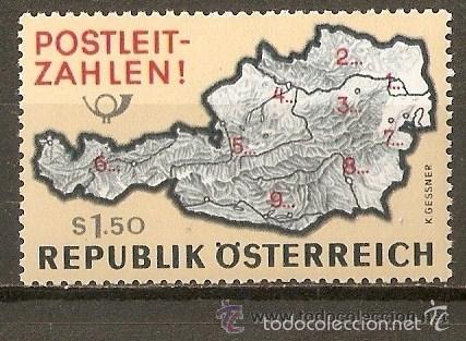 Sellos: Austria 1966 Ivert 1036 *** Introducci&oacute;n de los C&oacute;digos Postales - Foto 1