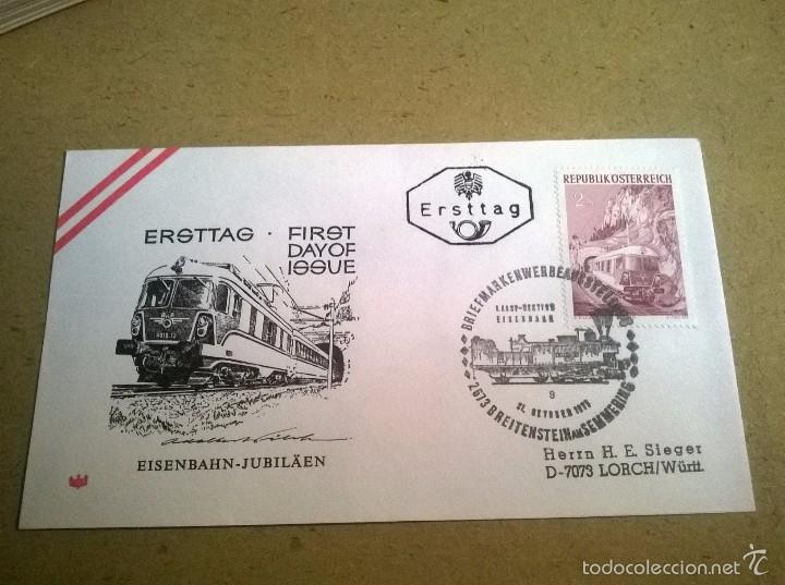 Sellos: SOBRE PRIMER DIA AUSTRIA LOTE-5 - Foto 1