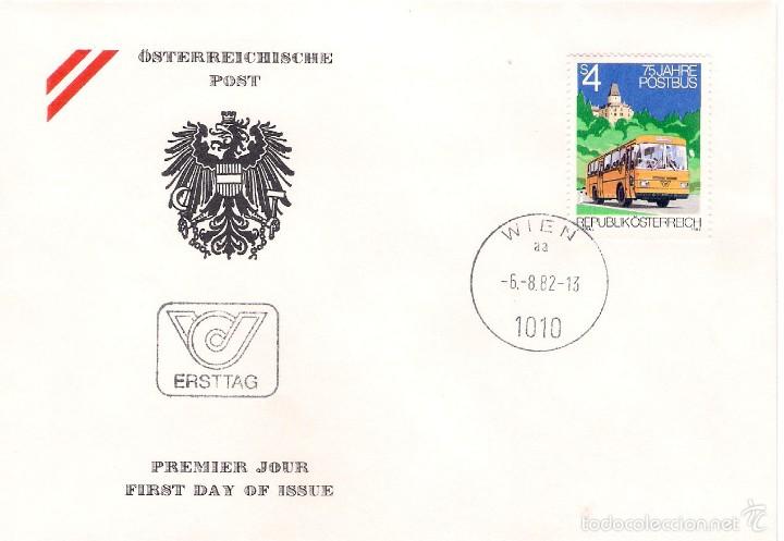 Sellos: spd. autocar postal. austria. emit. el 5-8-1982 - Foto 1