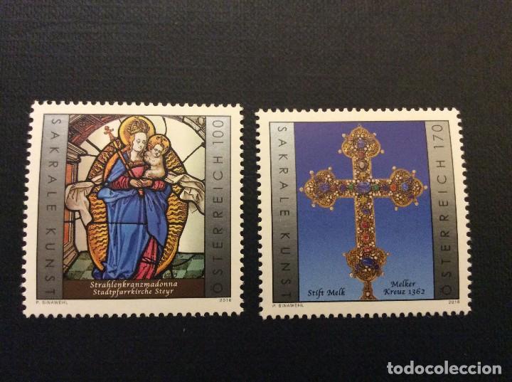 Sellos: AUSTRIA A&Ntilde;O 2016. ARTE SACRO - Foto 1