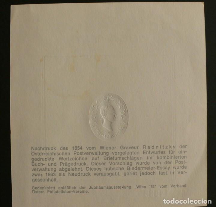 Sellos: AUSTRIA - GEDENBLATT - BLOCK - Foto 2