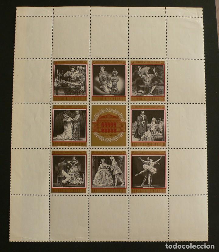 Sellos: AUSTRIA 1969 - CENTENARIO DE LA OPERA DE VIENA - YVERT BLOCK N&ordm; 6 - Foto 1