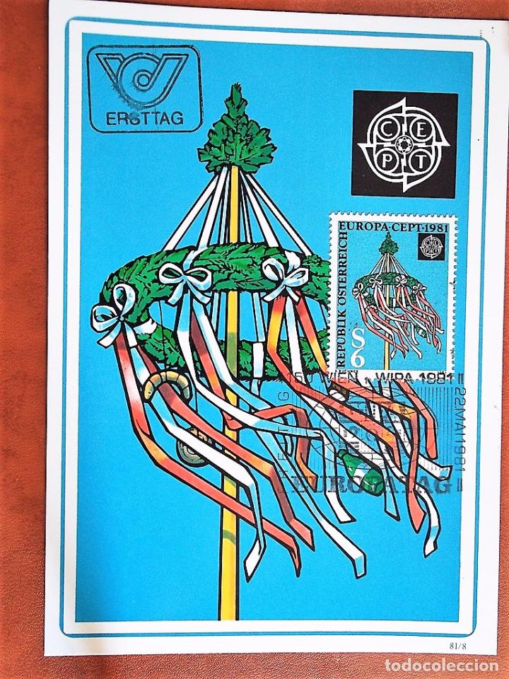 Sellos: Austria. 1500 TM Europa-Cept: Folklore. 1981 - Foto 1