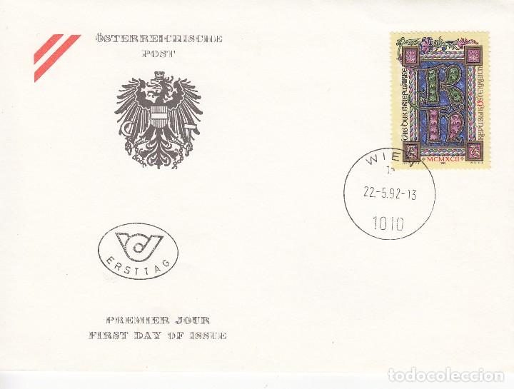 Sellos: SOBRE: 1992 AUSTRIA - Foto 1