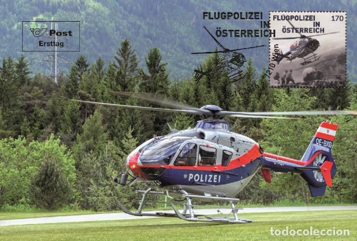 Sellos: Austria 2016 - Flugpolizei in &Ouml;sterreich maxicard - Foto 1