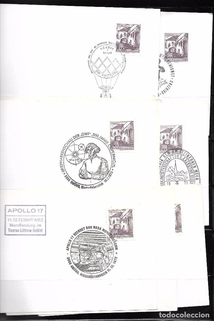 Sellos: Austria. 63 tarjetas con matasellos especiales - Foto 1