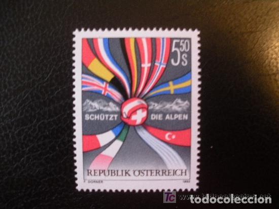 Sellos: Austria 1992 Ivert 1895 *** Protejamos los Alpes - Foto 1