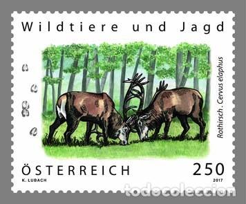 Sellos: Austria 2017 - Rothirsch mnh - Foto 1
