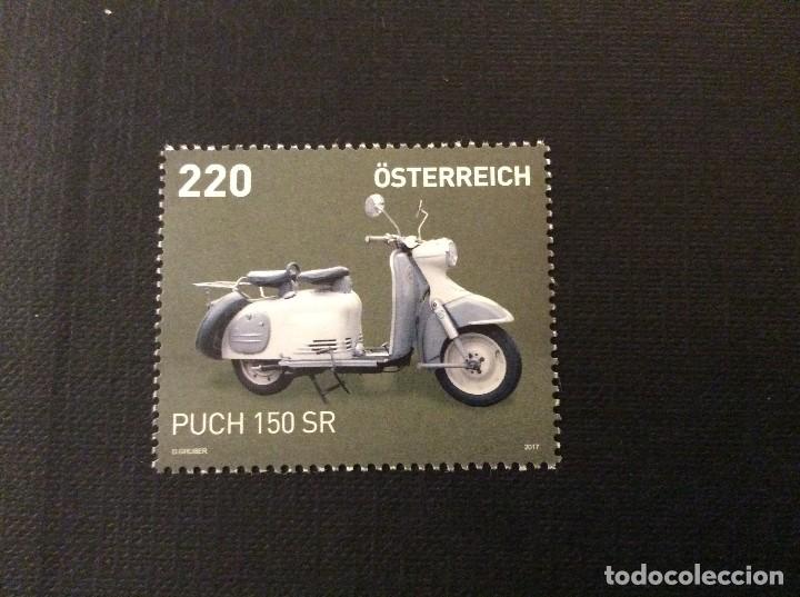 Sellos: AUSTRIA A&Ntilde;O 2017. MOTO PUCH 150 SR - Foto 1
